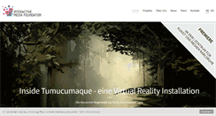 Desktop Screenshot of interactivemedia-foundation.com